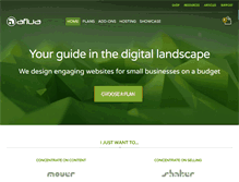 Tablet Screenshot of aflua.com